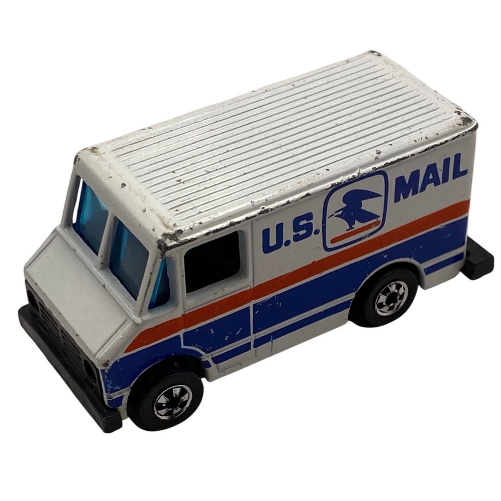 Vintage 1976 Hot Wheels US Mail Letter Getter Delivery Truck White‎ Diecast USPS
